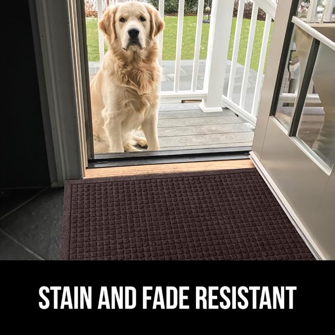 GORILLA GRIP Front Door Mat, Indoor Outdoor Ultra Absorbent HydroAbsorb Doormat - Image 10