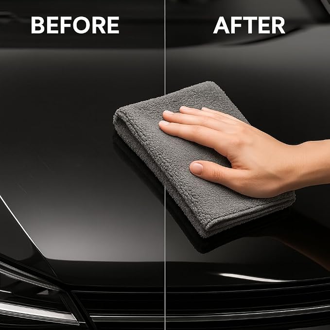 Paks - Edgeless Microfiber Towels 4-Pack - Car Detailing Wash Cloths - Image 6