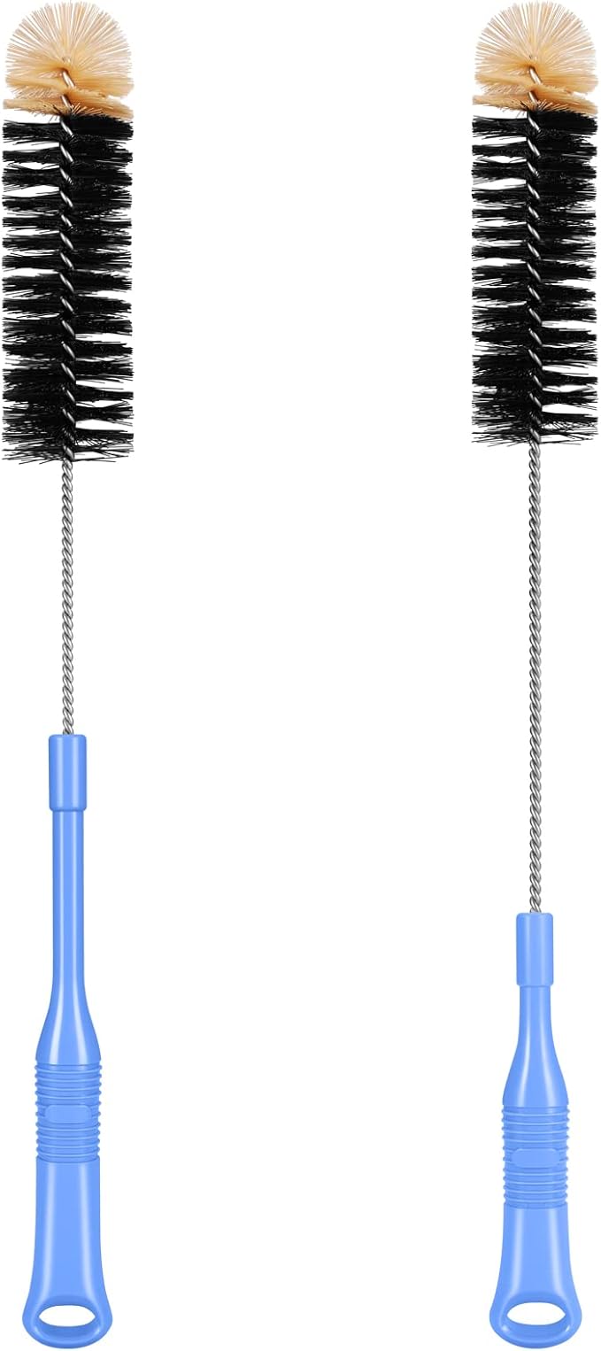 Bottle Cleaning Brush, 17 Inches Extra Long Handle Water Bottle Brush, Flexible by mosolan