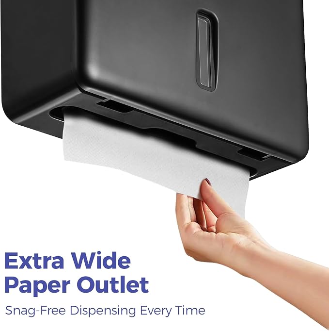 Multifold Paper Towel Dispenser Wall Mount – Large Capacity C-Fold, and Folded - Image 5
