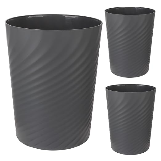 UUJOLY Plastic Small Trash Can Wastebasket, Garbage Container Basket by UUJOLY
