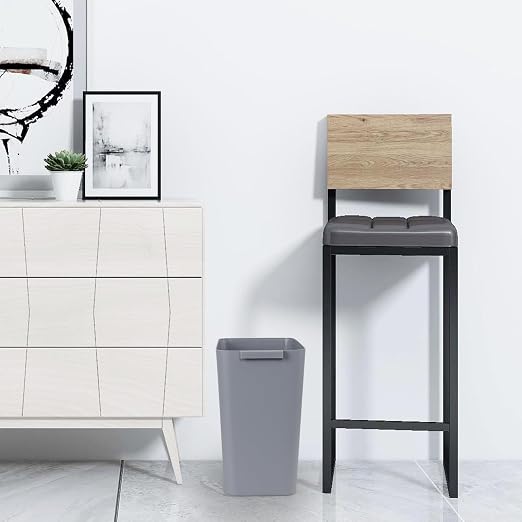 4.5 Gallon Small Plastic Waste Basket, Office Garbage Cans, 3 Packs - Image 6