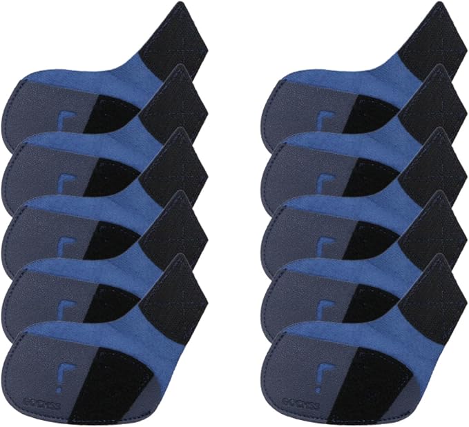 I Golf Iron Headcovers 10pcs PU Fit Both Right-Handed Clubs Golf Club Protector - Image 2