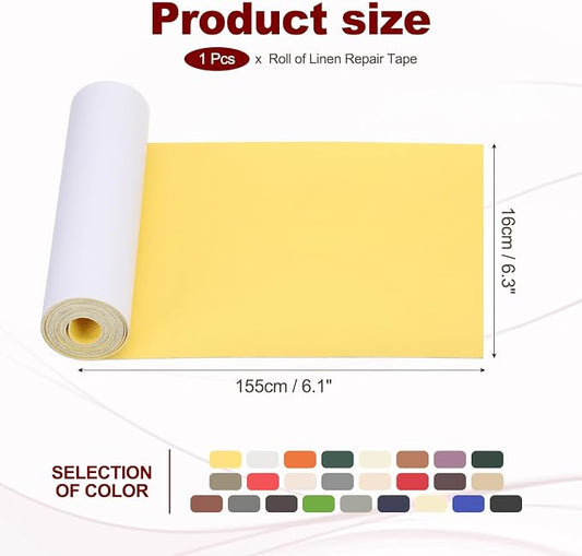 PATIKIL Leather Patches Tape for Furniture, 6.3 x 61 Inch Self Adhesive Vinyl - Image 2