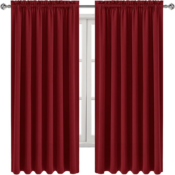 DWCN Blackout Curtains for Living Room Thermal Insulated, Energy Saving & Noise - Image 9