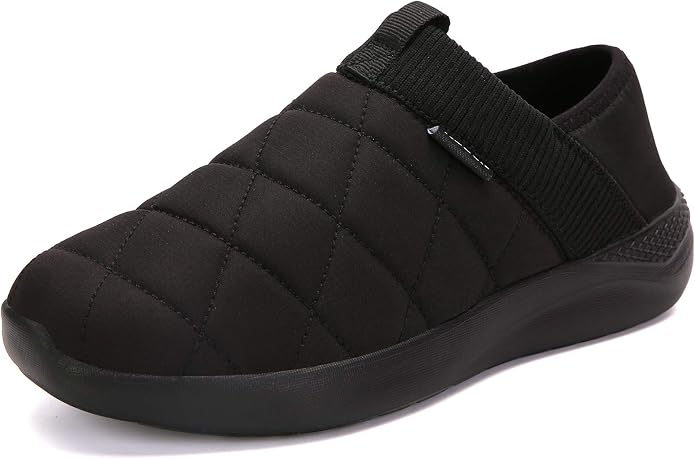 KUBUA Slippers for Men and Womens Indoor House Shoes Plush Slip on Outdoor by KUBUA