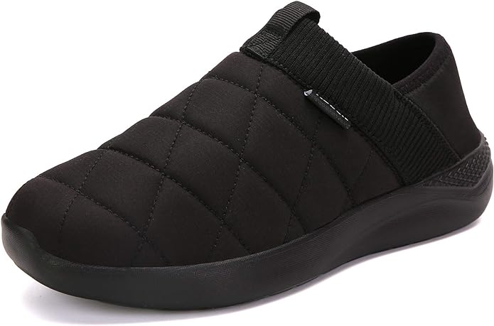 KUBUA Slippers for Men and Womens Indoor House Shoes Plush Slip on Outdoor by KUBUA