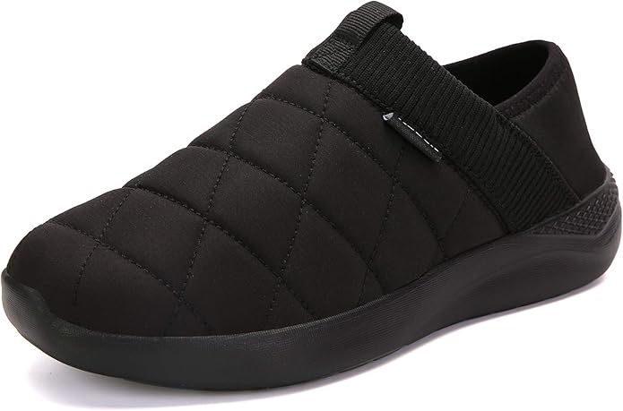 KUBUA Slippers for Men and Womens Indoor House Shoes Plush Slip on Outdoor by KUBUA