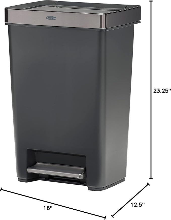 Rubbermaid Premier Series IV Step-On Trash Can - Image 2