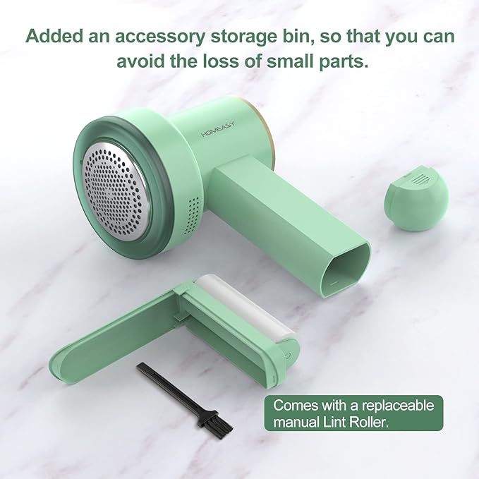 Fabric Shaver Fuzz Remover Rechargeable, HOMEASY Electric Lint Remover Shaver - Image 4