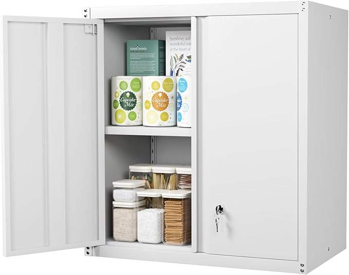 Metal Wall Cabinet, Garage Wall Mounted Cabinets, Steel Locking Cabinet by STEELIST