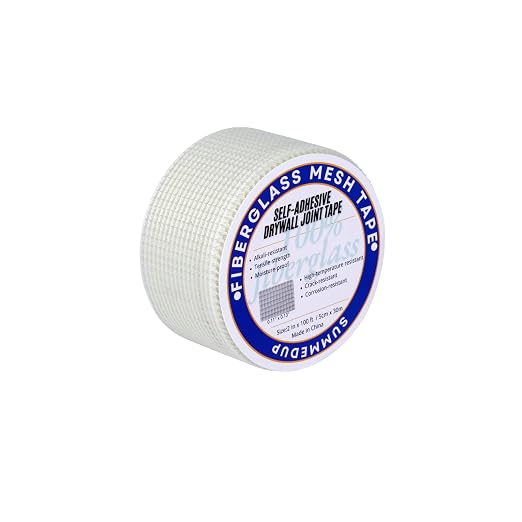 Drywall Repair Tape Fiberglass Mesh Self-Adhesive Drywall Joint Tape 1 Roll 2 by Unknown