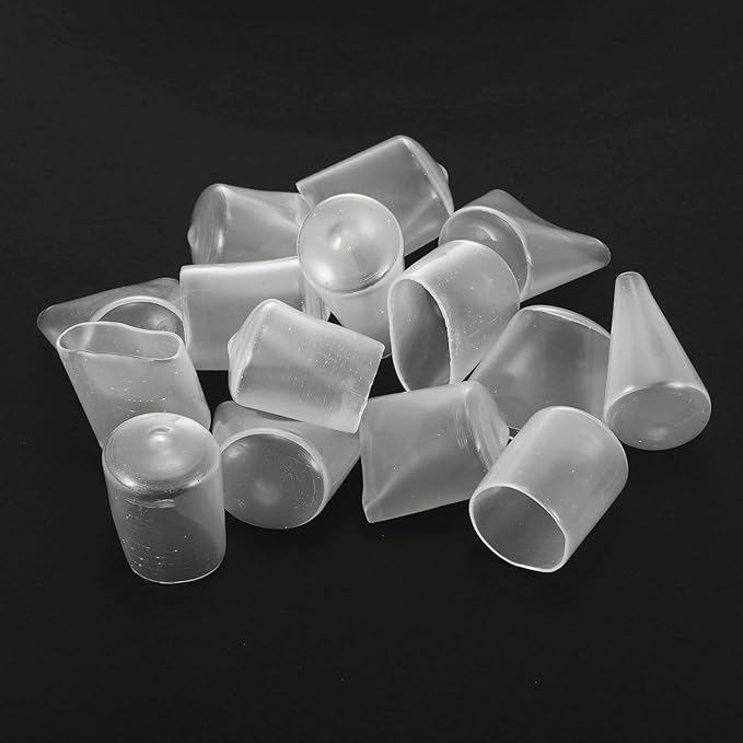 uxcell 20pcs Rubber End Caps Protective Caps 26mm ID Vinyl PVC Round Tube Bolt - Image 4