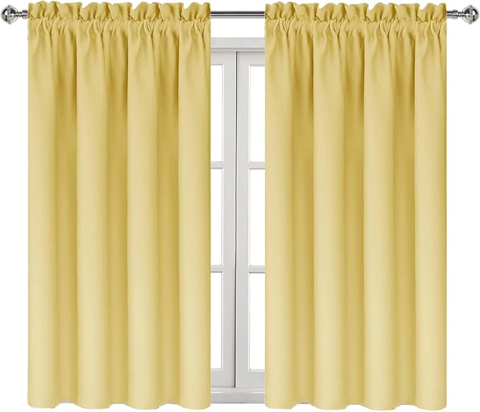 DWCN Blackout Curtains for Bedroom – Rod Pocket Thermal Insulated Noise - Image 9