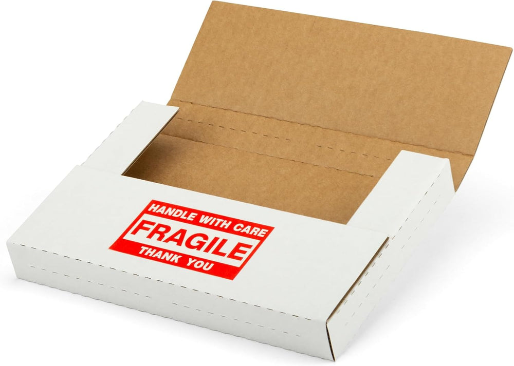 9x6x1 Inch Shipping Boxes for DVDs, CDs, Books Mailing, 50 Pack