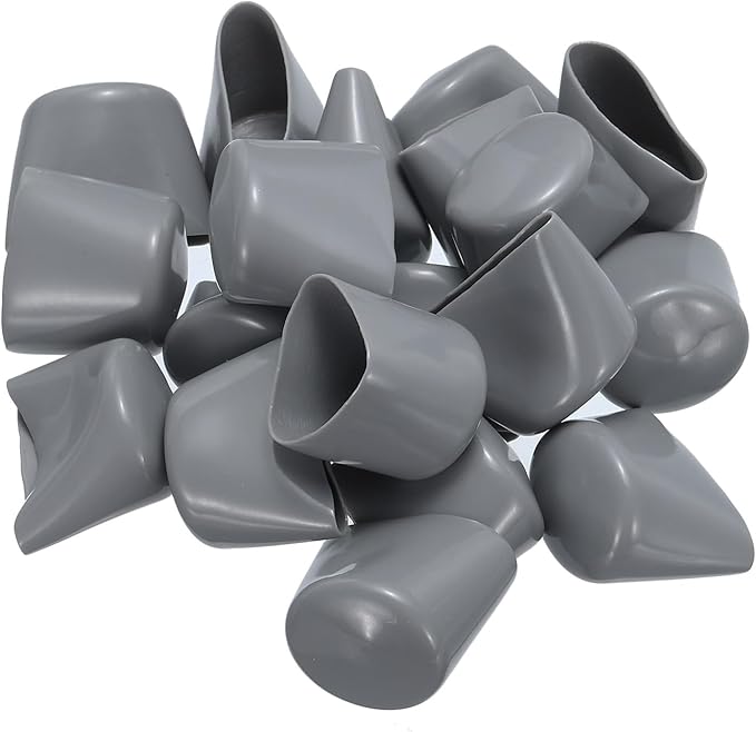 uxcell 20pcs Rubber End Caps 30mm ID Vinyl PVC Round Tube Bolt Cap Cover Screw - Image 4