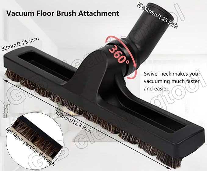 9 Pcs Universal Vacuum Attachments & Brushes - Image 4