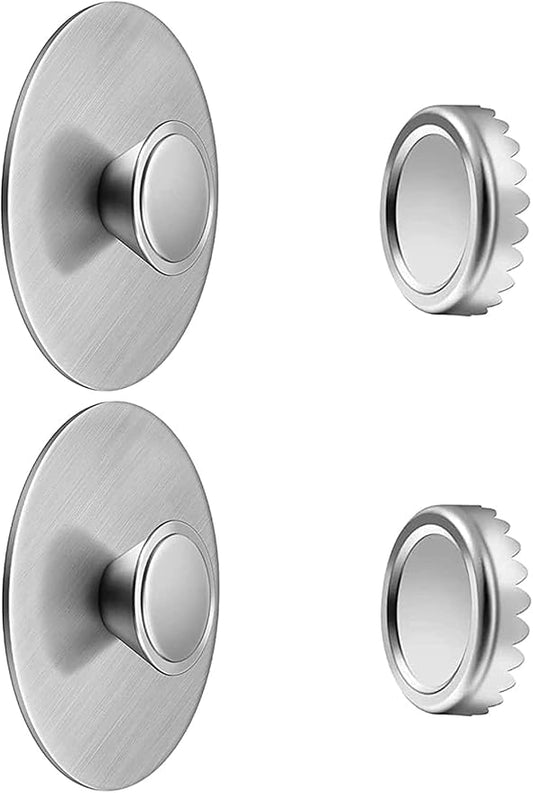 2Pcs Magnetic Soap Savers for Bar Soap, Stainless Steel Soap Holder for Shower by VeoryFly