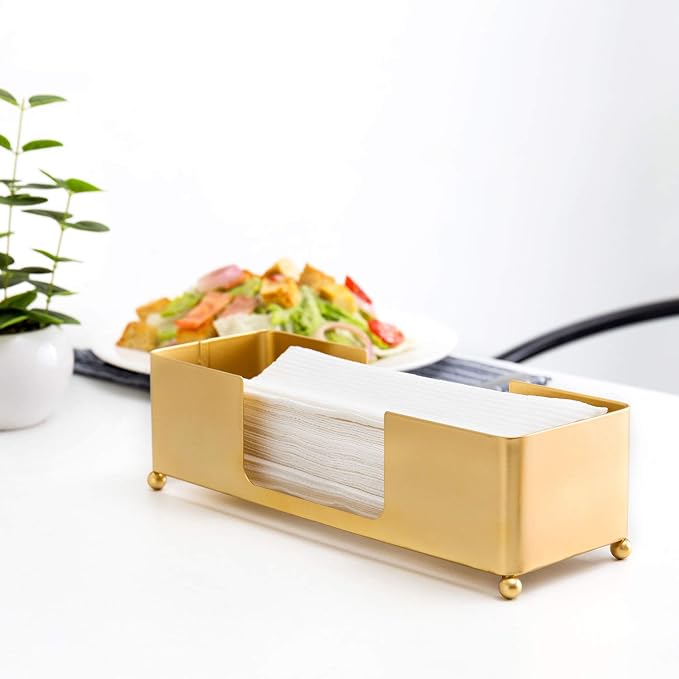 MyGift Gold Paper Towel Holder, Toilet Paper Towel Dispenser - Image 5