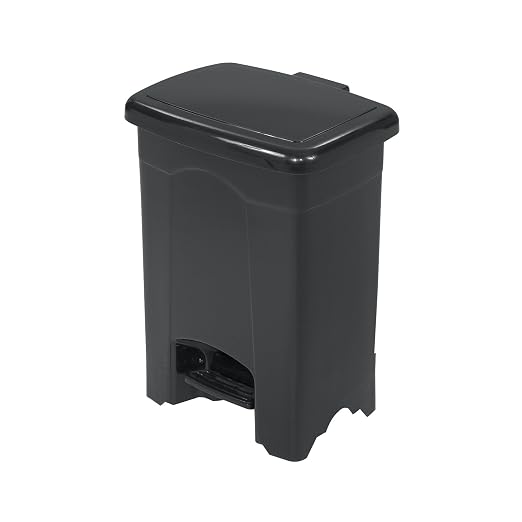 Safco Step On Plastic Trash Can by SafcoProducts