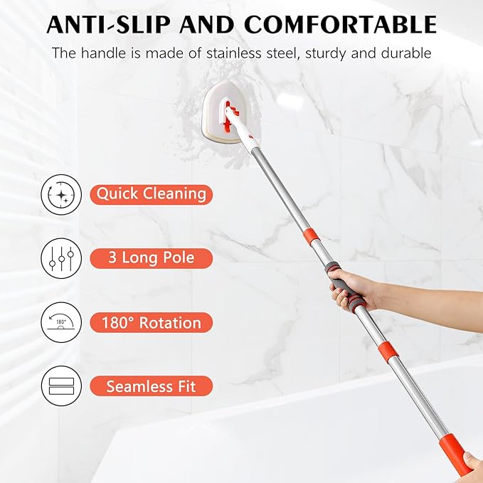 SetSail 4-in-1 Tile Tub Floor Scrubber - Image 6