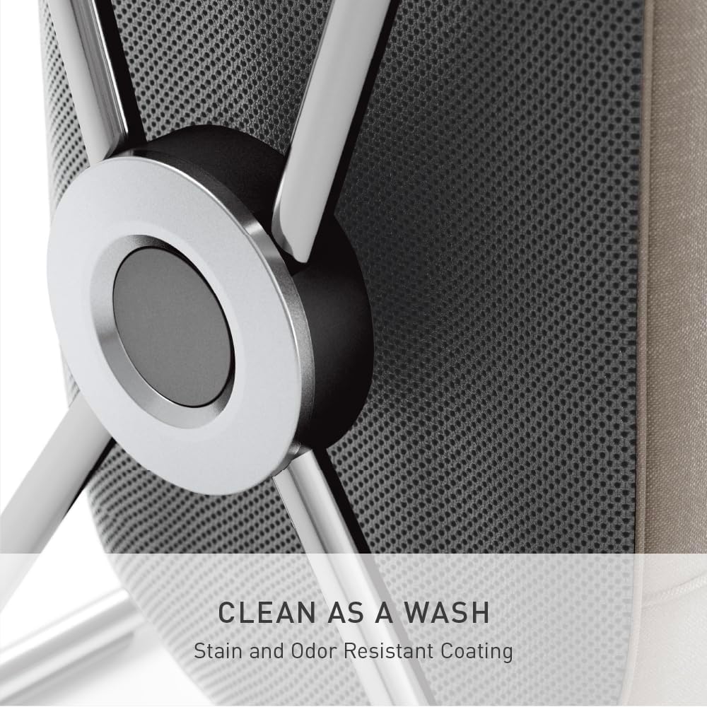 simplehuman X-Frame Hamper, Single Compartment Laundry Hamper for Bedroom Bat...