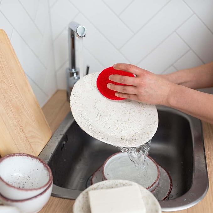 5Pcs Plastic Dish Scrubbers for Dishes - Image 7