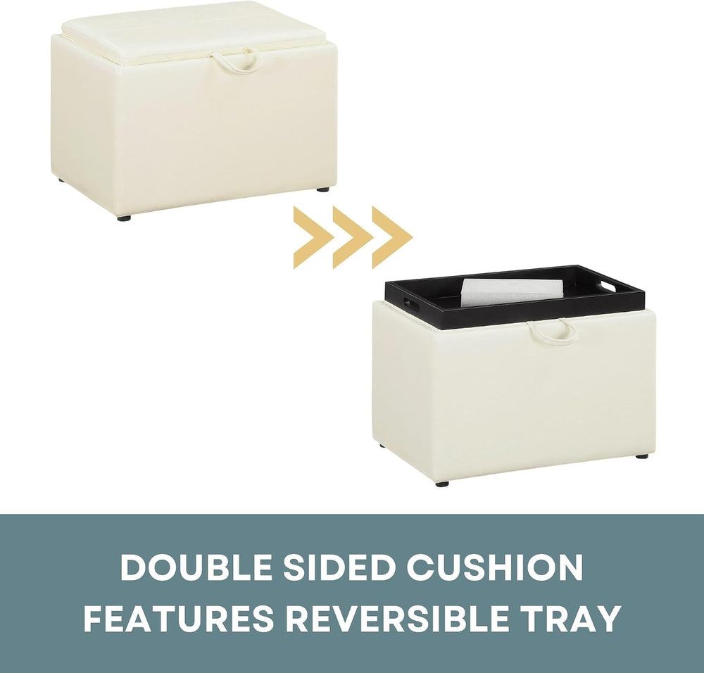 Convenience Concepts Designs4Comfort Accent Storage Ottoman 22.75" - Mod...