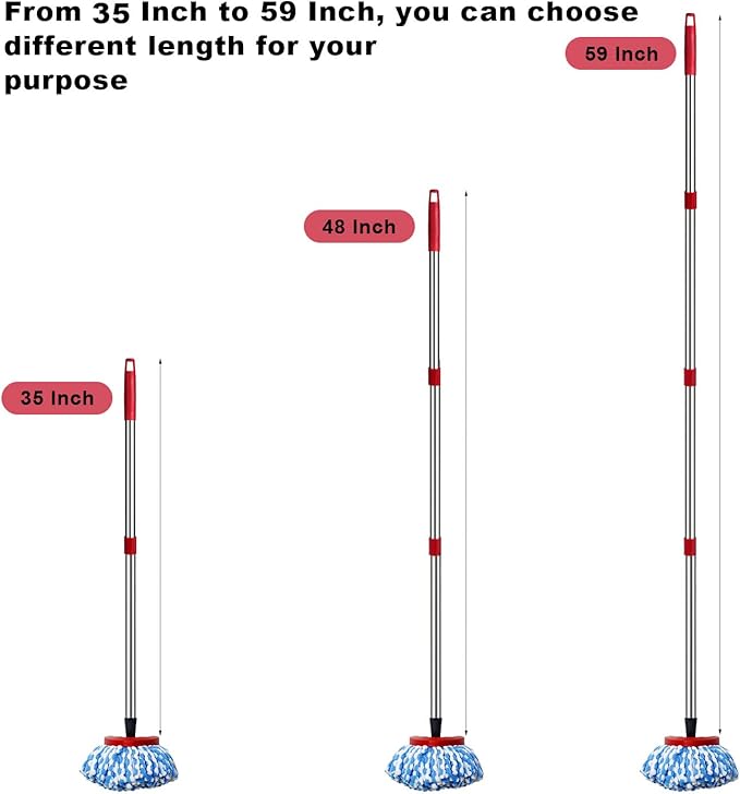 Spin Mop Replacement Handle - Image 4