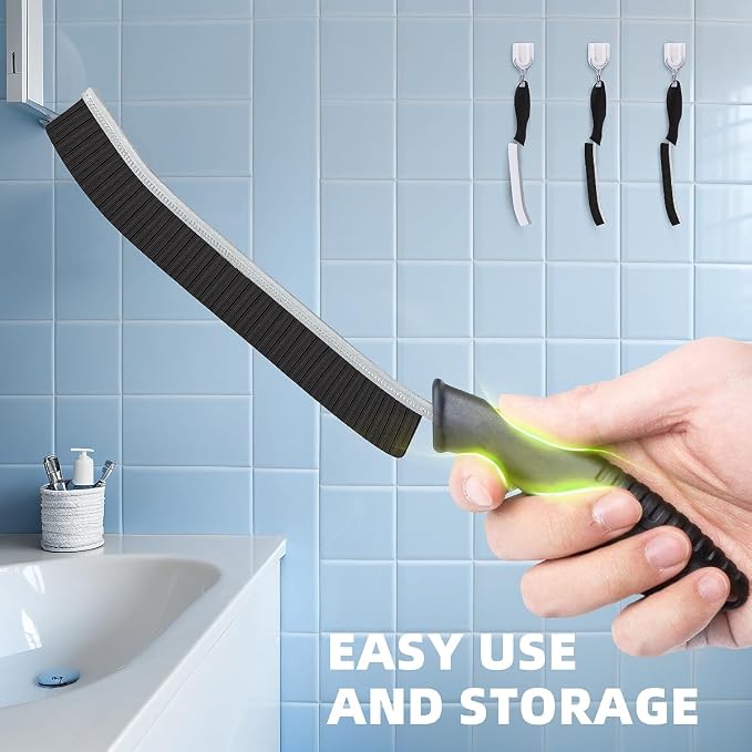 3Pcs Hard Bristle Crevice Cleaning Brush, Scrub Brush, Kitchen Sink Cleaning - Image 5