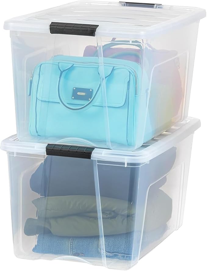 IRIS USA 2-Pack Storage Bins by IRISUSA