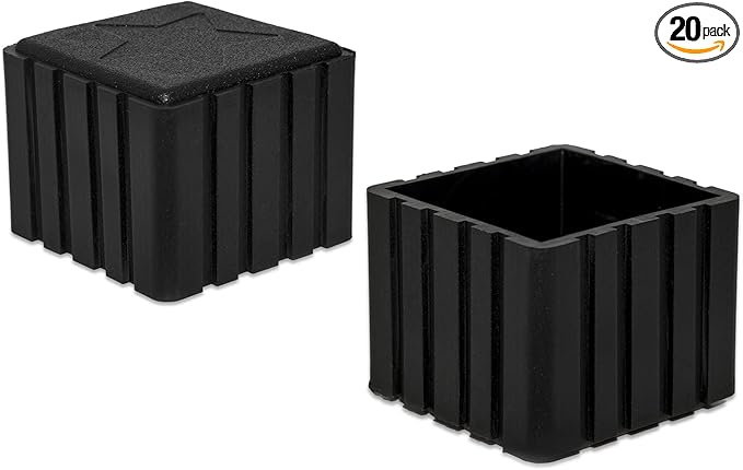 Flyshop Anti-Skid Non-Marking Synthetic Rubber Patio Chair Table Leg Caps by Flyshop
