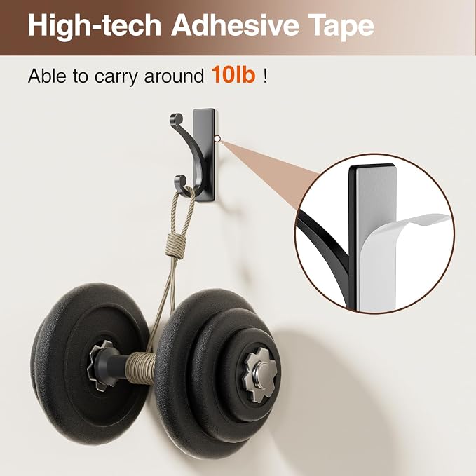 Adhesive Wall Hook for Towel/Coat - Image 2