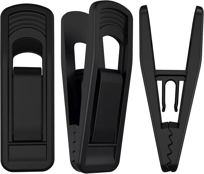 Hanger Clips Perfect for Velvet Hangers, Strong Plastic Clips Pant Skirt Hanger by TOFIIGREM