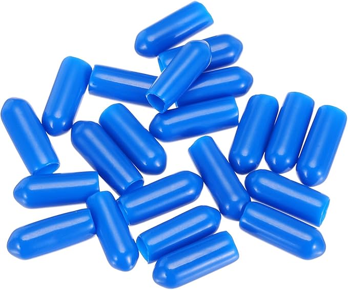 uxcell 20pcs Rubber End Caps 5mm ID Vinyl PVC Round Tube Bolt Cap Cover Screw - Image 4