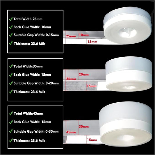 Silicone Weather Stripping Seal Door Tape 16.5 Feet Strip Bottom Draft - Image 2