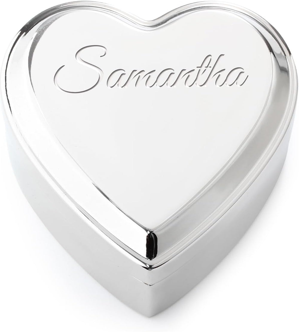 Cherished Moments Personalized Heart Jewelry Box with Name