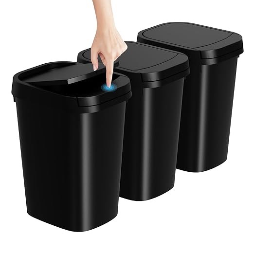 3 Pack Bathroom Small Trash Can by ksskss