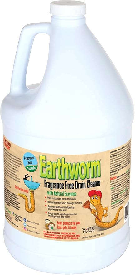 Earthworm Fragrance Free Drain Cleaner - Image 2