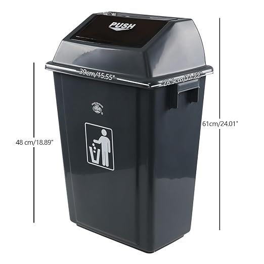 Readsky 13 Gallon Plastic Kitchen Trash Can - Image 2