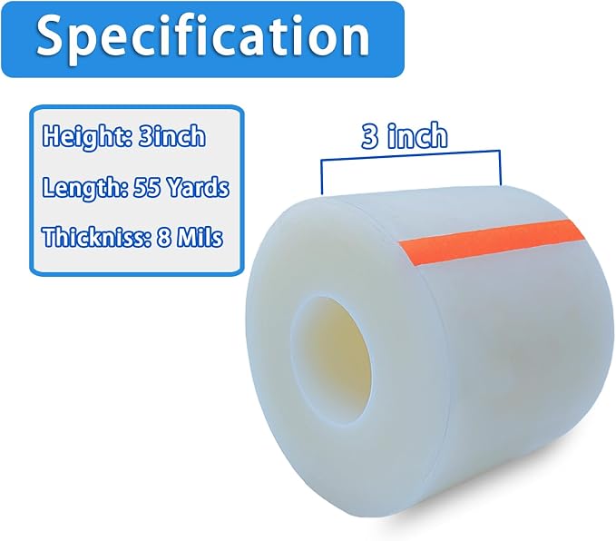 Transparent Window Weather Sealing Tape, Winter Window Seal Kit - Image 2