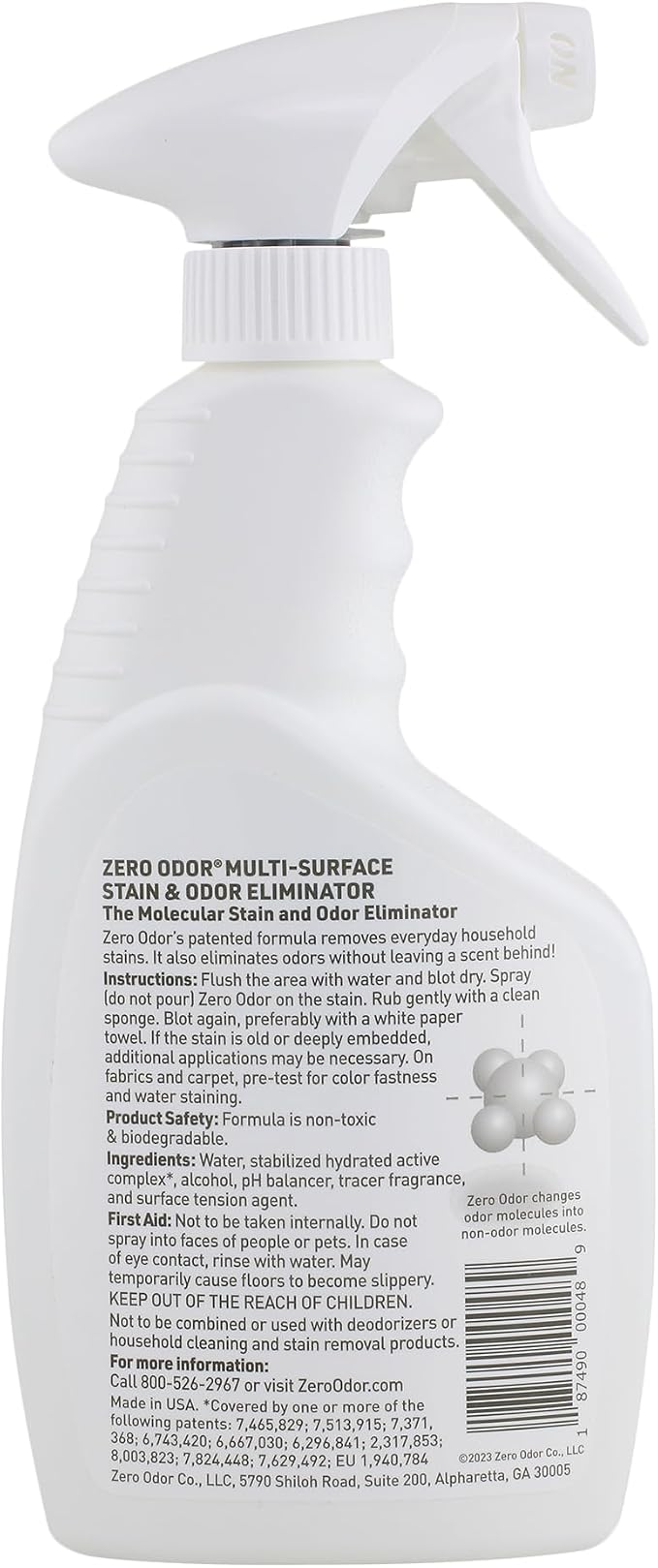 Zero Odor – Multi-Surface Stain Remover & Odor Eliminator - Image 2