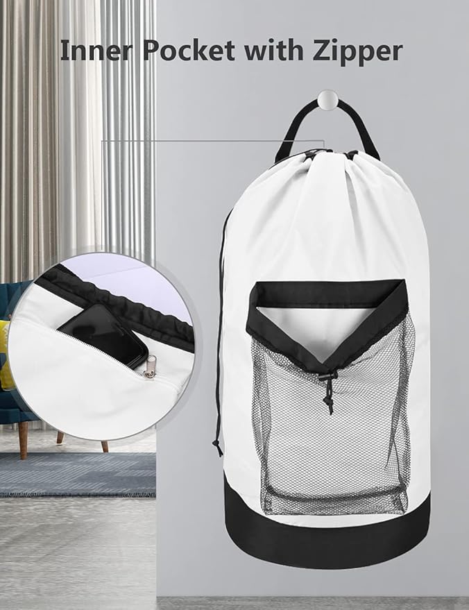Dalykate Backpack Laundry Bag, Laundry Backpack - Image 4