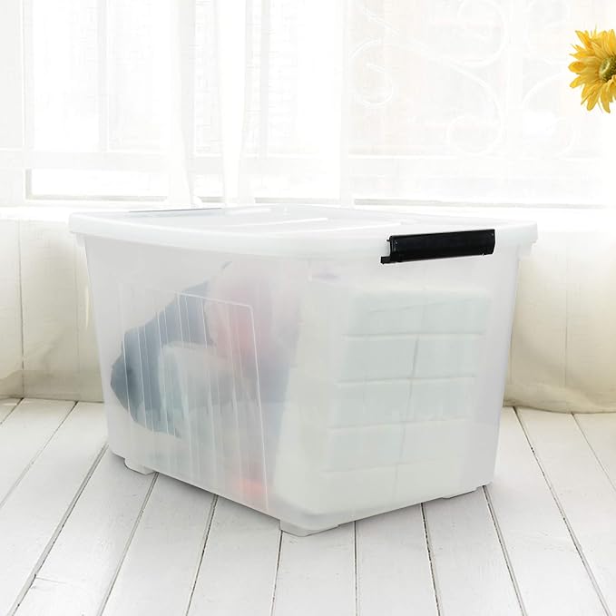 Bringer 70 Qt Latching Plastic Storage Containers - Image 4