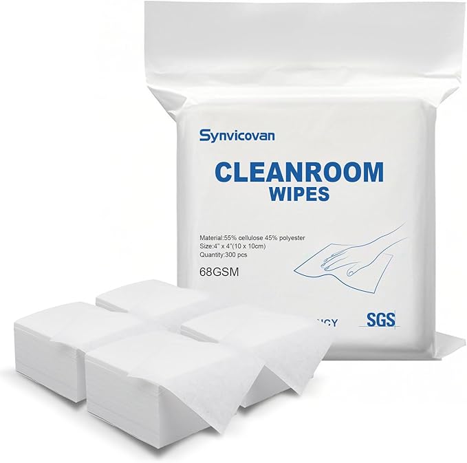 Cleanroom Wipes 4"x4" Lint Free Wipes by Unknown