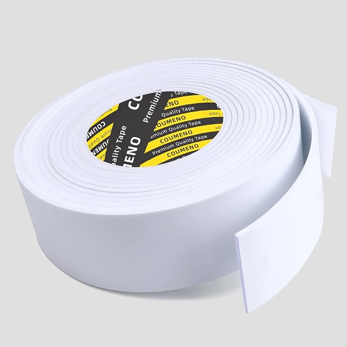 EVA Single-Sided Adhesive Foam Tape, Sealing Strip Foam Pad Sponge Tape Suitable by COUMENOAdhesivetape