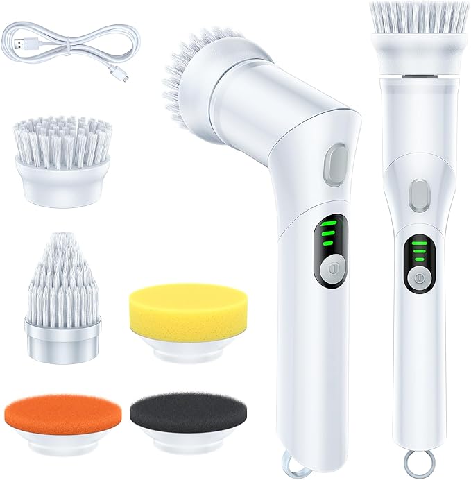 LABIGO Electric Spin Scrubber LA5 Mini, Bathroom Scrubber Shower Scrubber by LABIGO