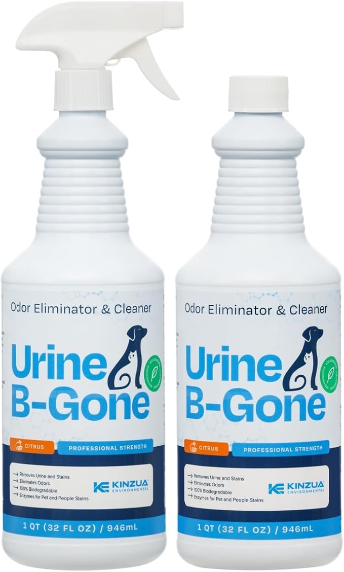 KINZUA ENVIRONMENTAL Urine B-Gone, Professional Enzyme Odor Eliminator & Pet by KinzuaEnvironmental