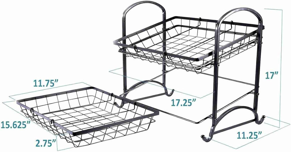 Stackable Candy Display Rack wtih Rattan|Stackable Candy Organizer|Multi-Func...
