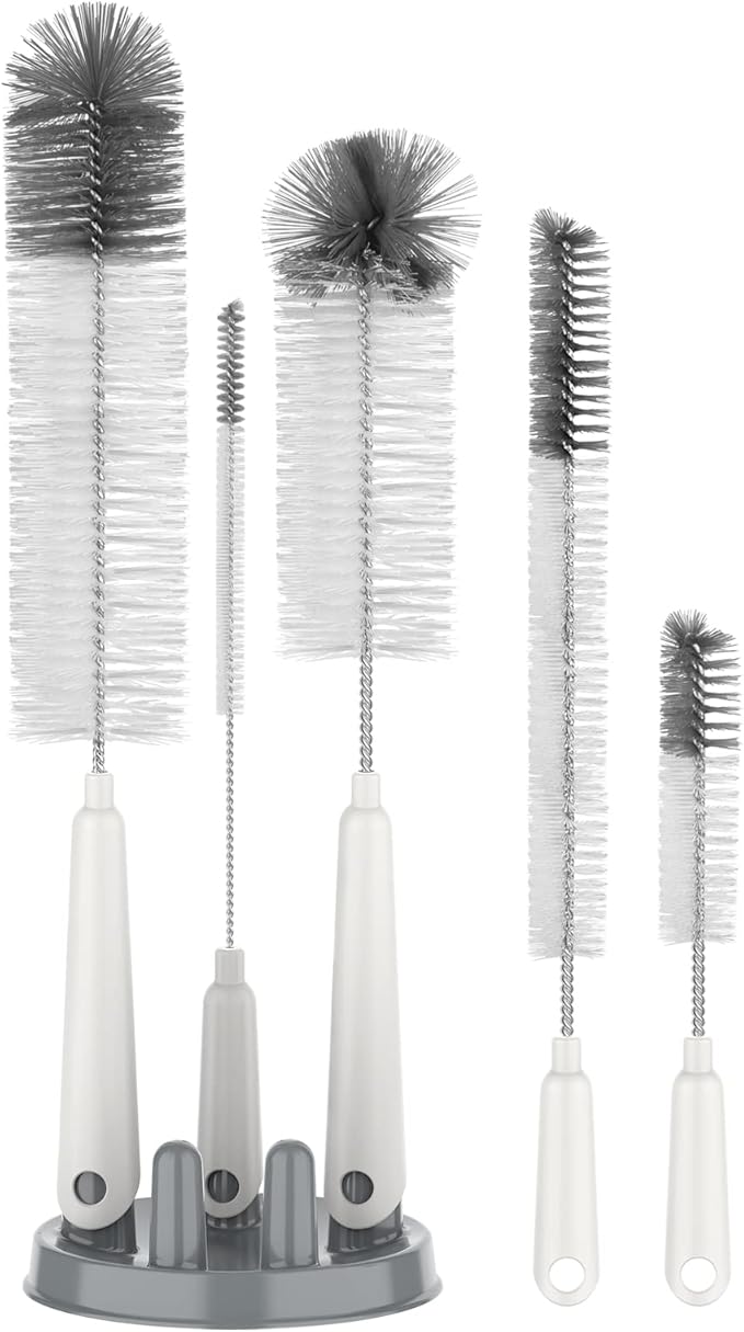 MR.SIGA 5 Pack Bottle Brush Cleaning Set by MRSIGA
